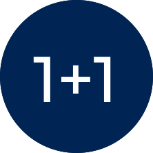 1+1